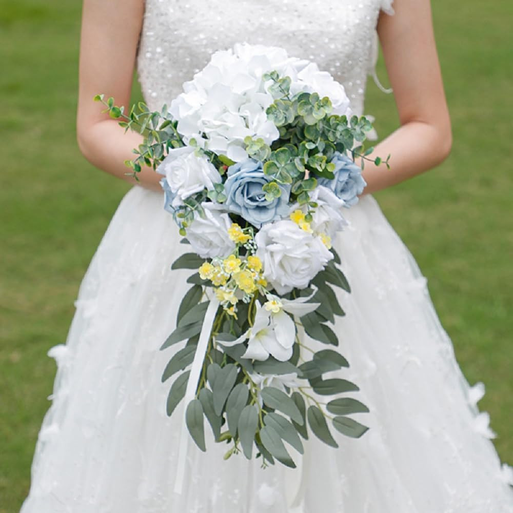 100PCS Ivory Silk Hydrangea Flowers with Stems for Wedding & Party Decor
