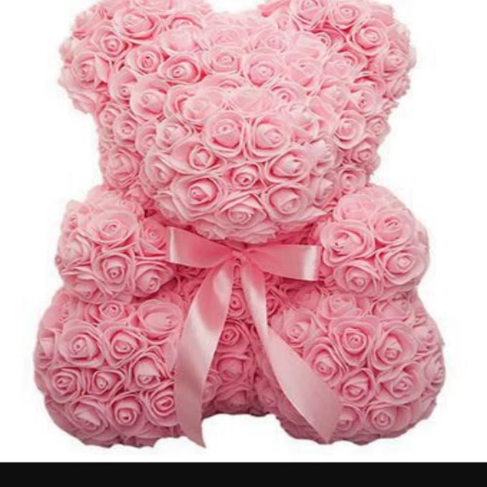 1Pc 25Cm Artificial Foam Flowers Panda Bear Rose Bear Romantic Creative Gifts F