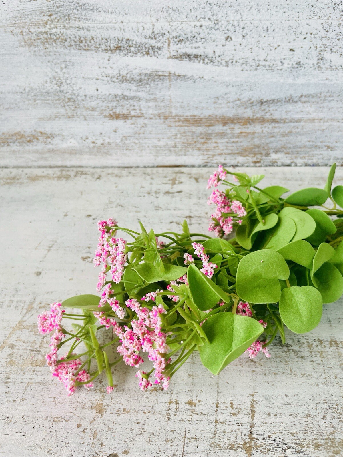 Queen Ann’s Lace Spray, Pink Faux Florals New One Spray