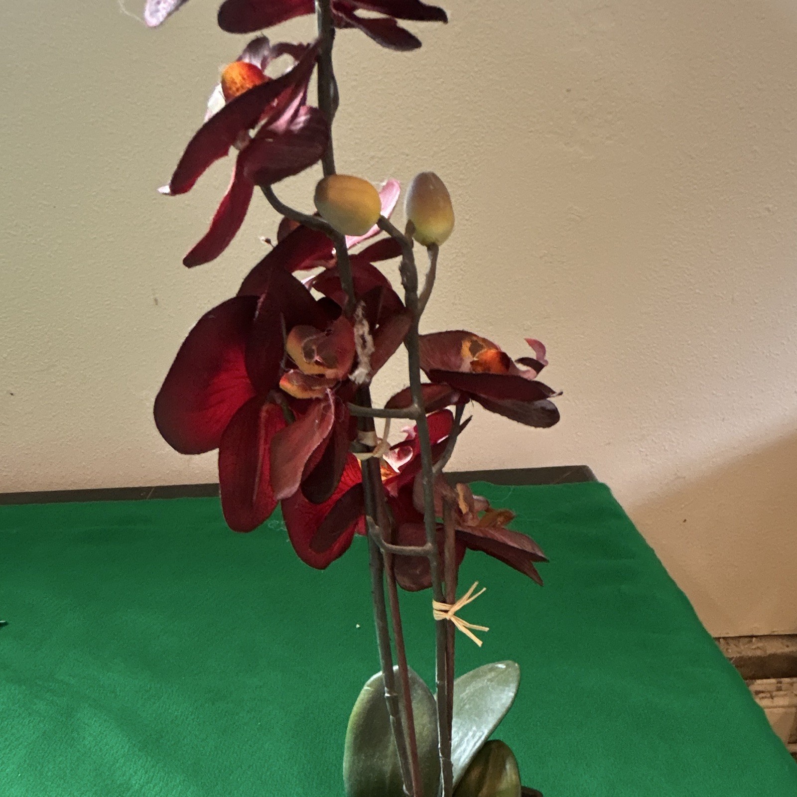 Target Purple Orchid Artificial Arrangement in Black Square Awesome Flower Pot
