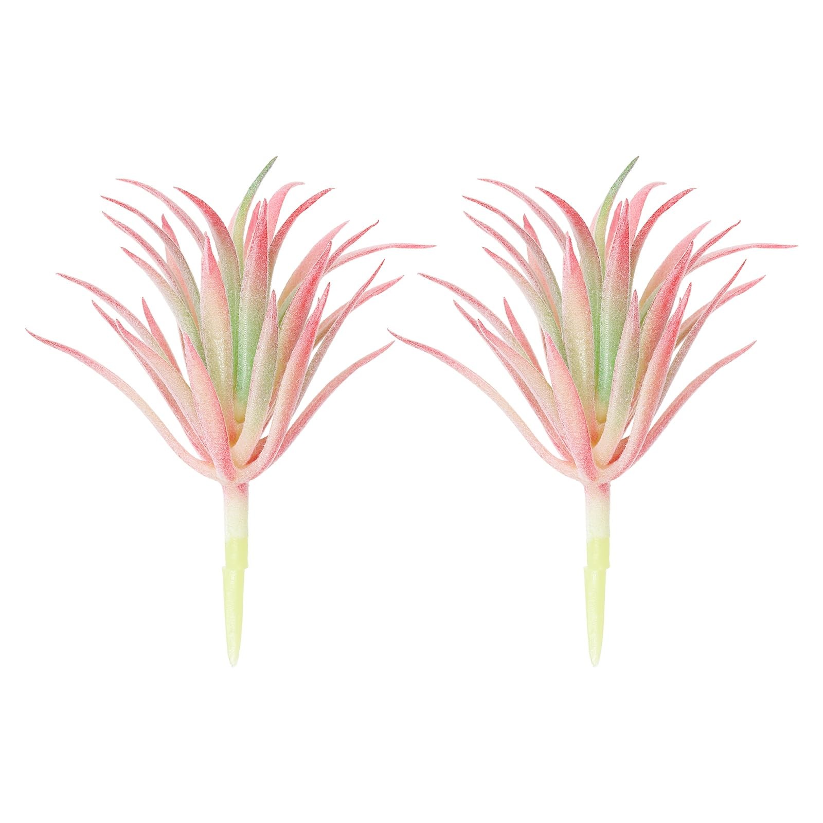 Artificial Succulent Plants, 2 Pack Small Fake Plants Faux Succulents Plant U…