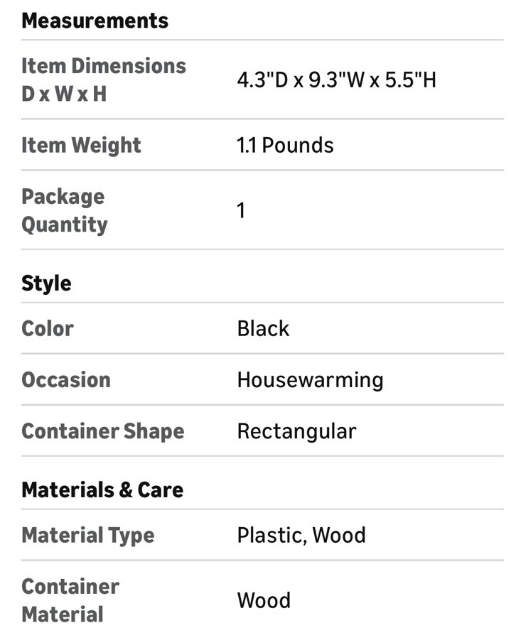 amazon mygift 10 inch fake artificial grass plant black wood planter pebbles