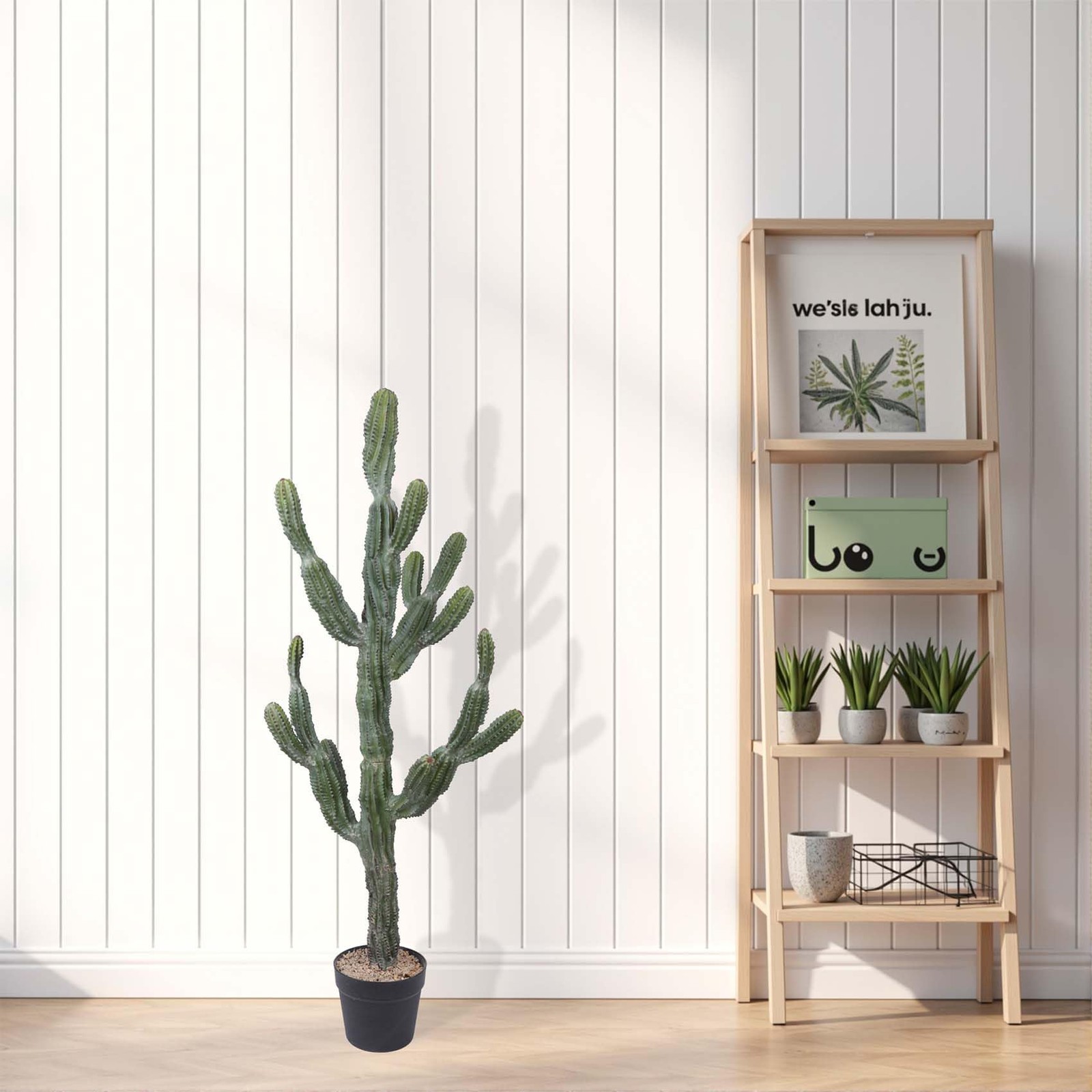 Artificial Cactus 42inch Faux Cacti Big Fake Saguaro Plants for Indoor Outdoo…