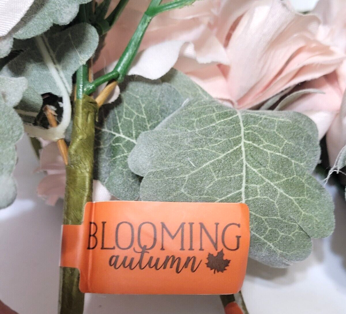3 Pink Fabric Floral Picks, Blooming Autumn brand