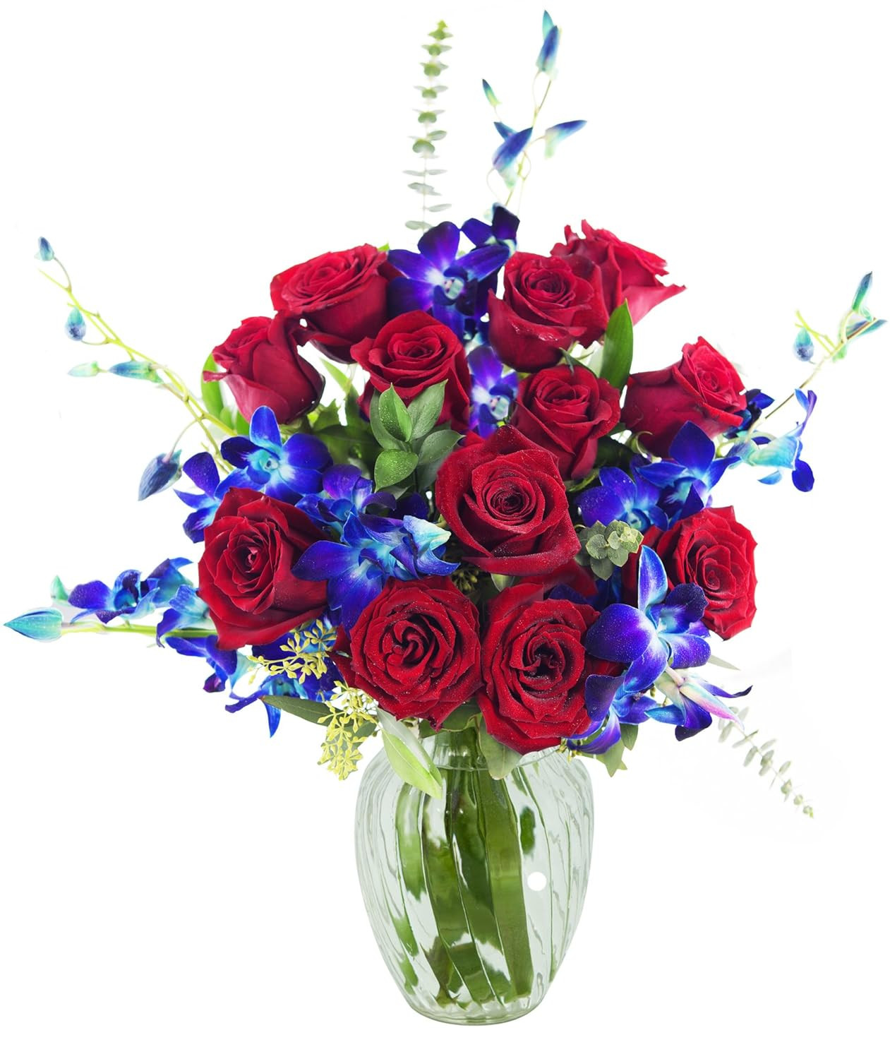 PRIME NEXT DAY DELIVERY – Fall Collection – Symphony Bouquet of 12 Red Roses, 5