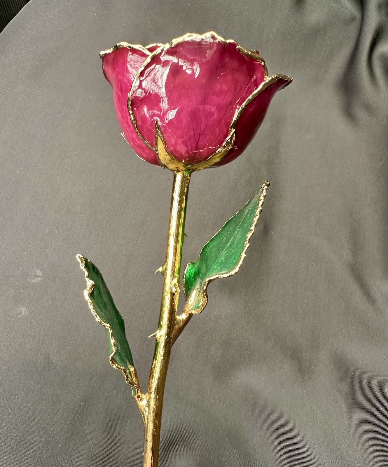 The Forever Rose 11” Real Rose Dipped in 24K Gold Valentines Day Gift – Lot Of 3