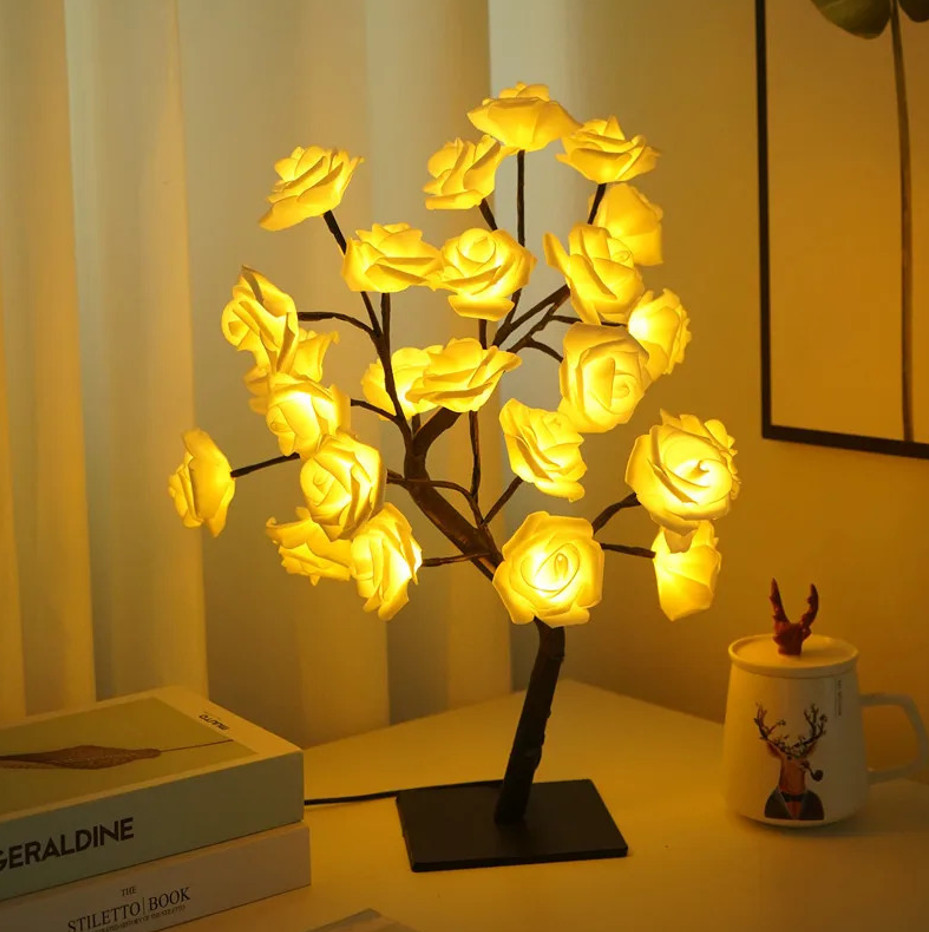 Forever Rose Tree Lamp