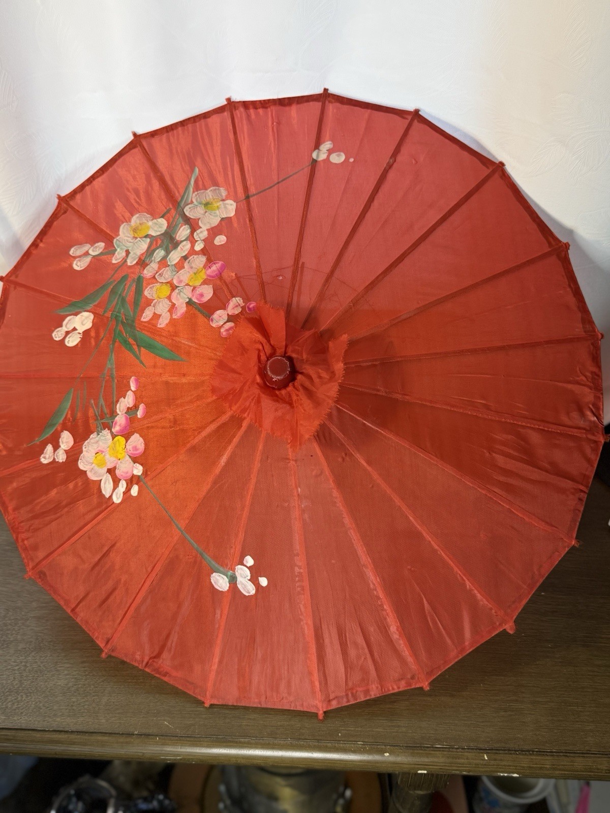 Parasols Red (small) And Pink (large) Set Of 2