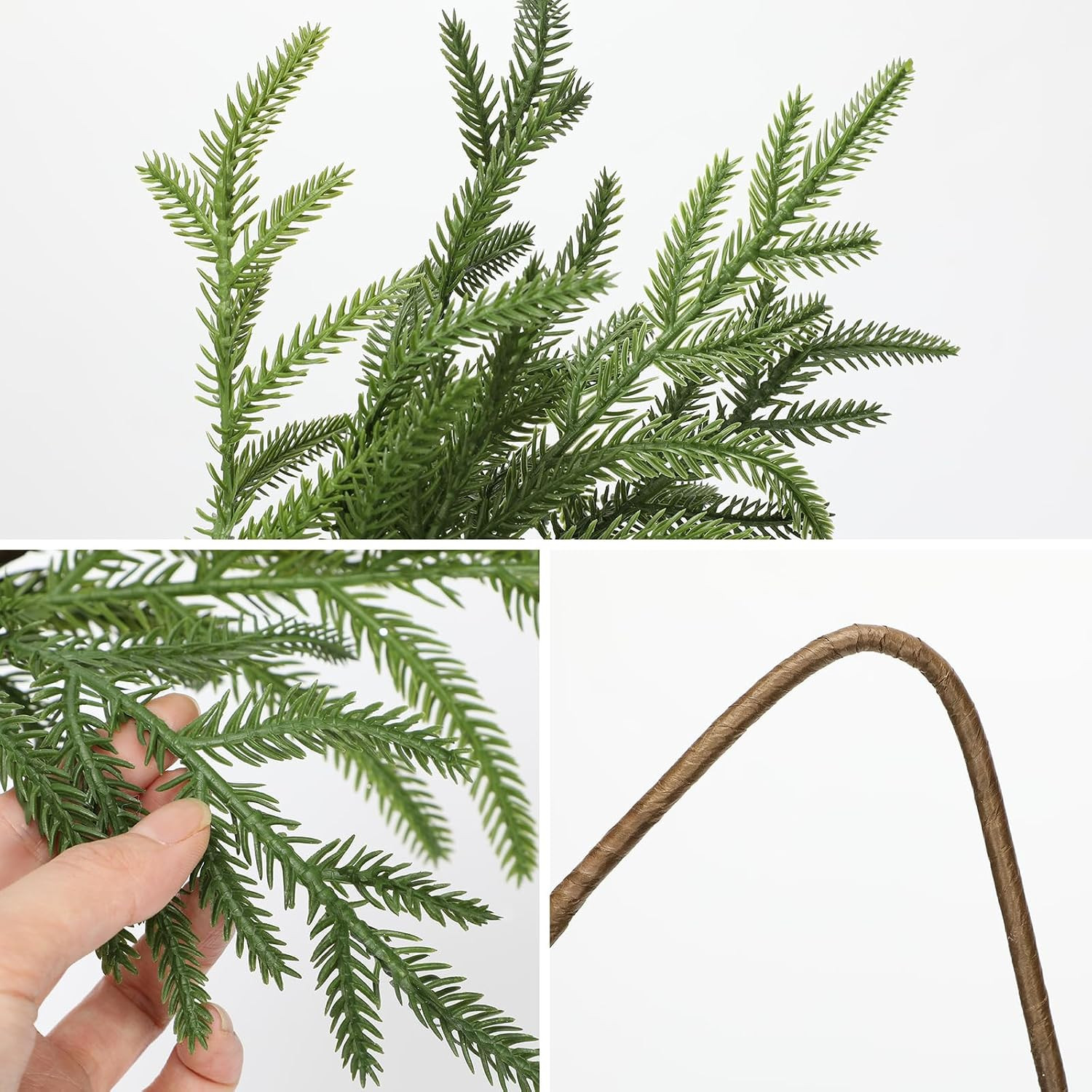 Briful Artificial Greenery Stems for Vase, Faux Greenery Branches for Indoor Out