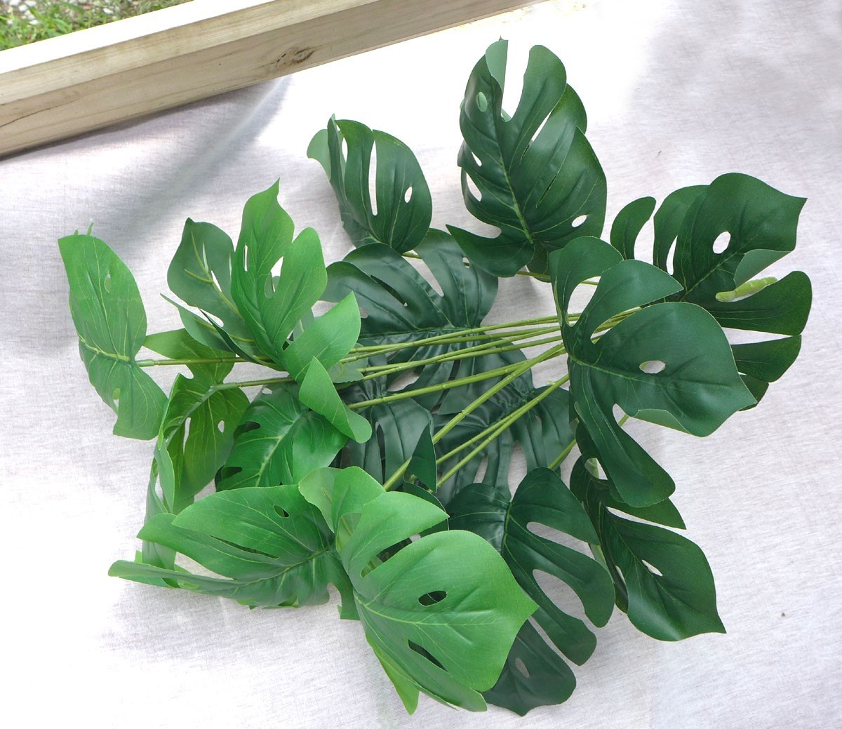 24″ Hight Artificial Plant Tropical Small Tree (#149) 18 Turtle Leaves Home Deco