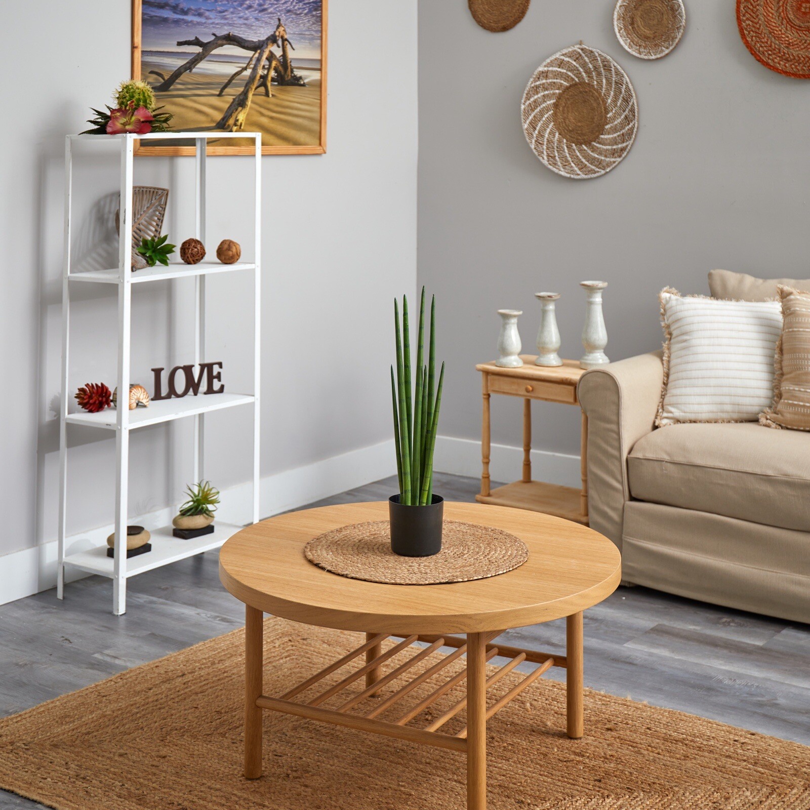 23” Artificial Sansevieria Snake Plant Home Decor. Retail $97