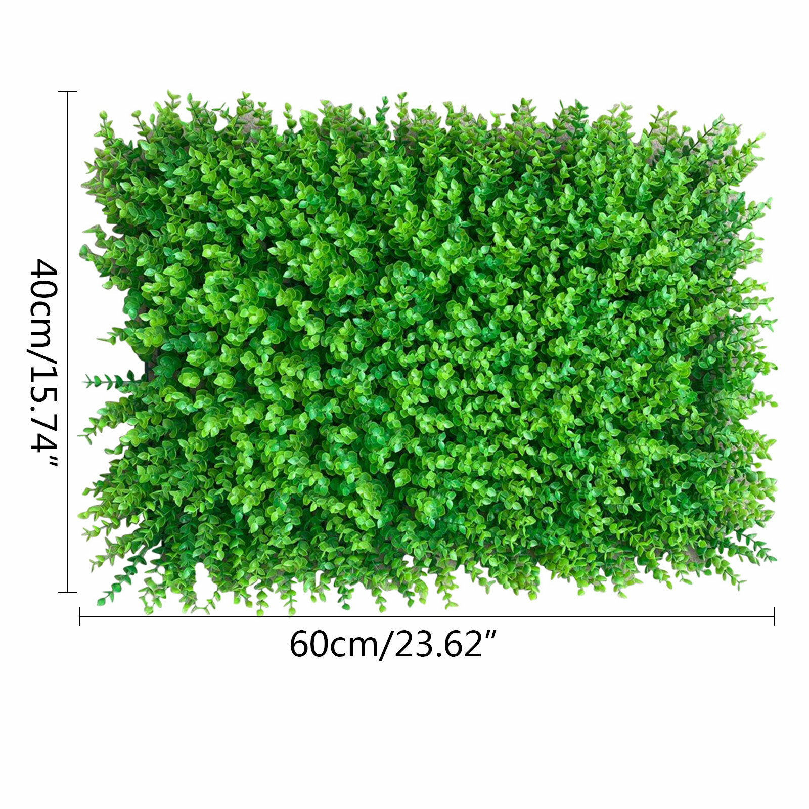 12pc 24×16 Artificial Boxwood Hedge Mat Plant Panels Greenery Walls Outdoor