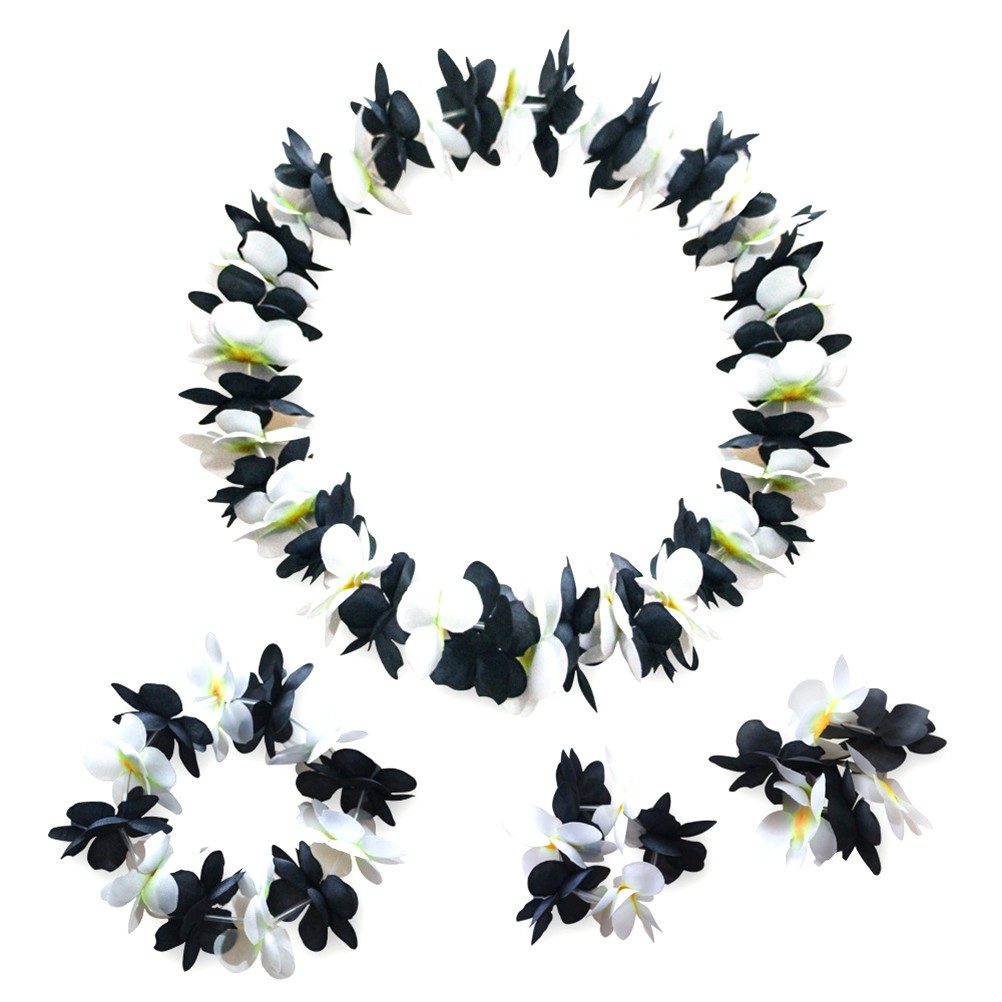 4 Pcs Party Decoration Festival Accessories Artificial Flower Necklace