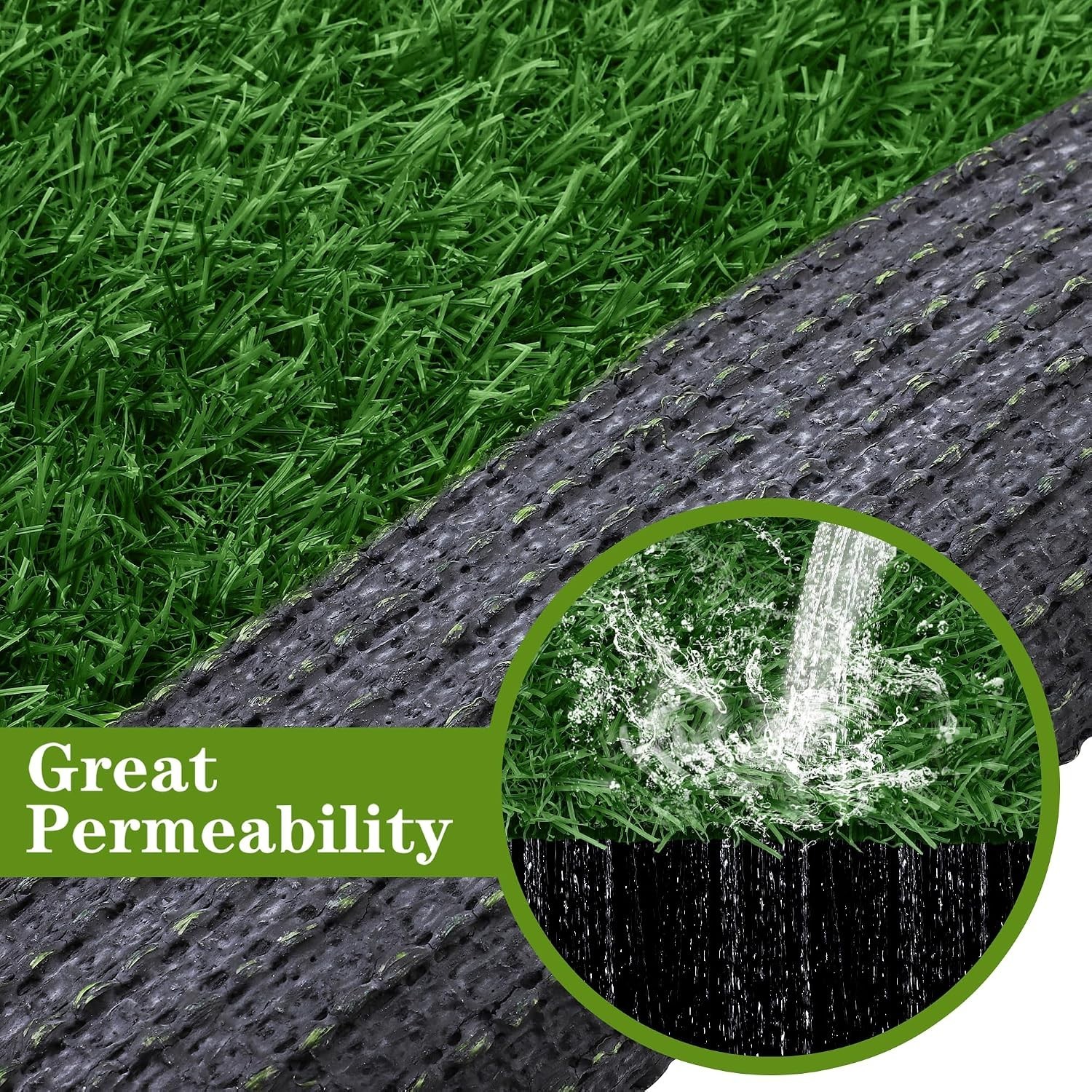 Realistic 12×12 Artificial Grass Mats – Set of 18