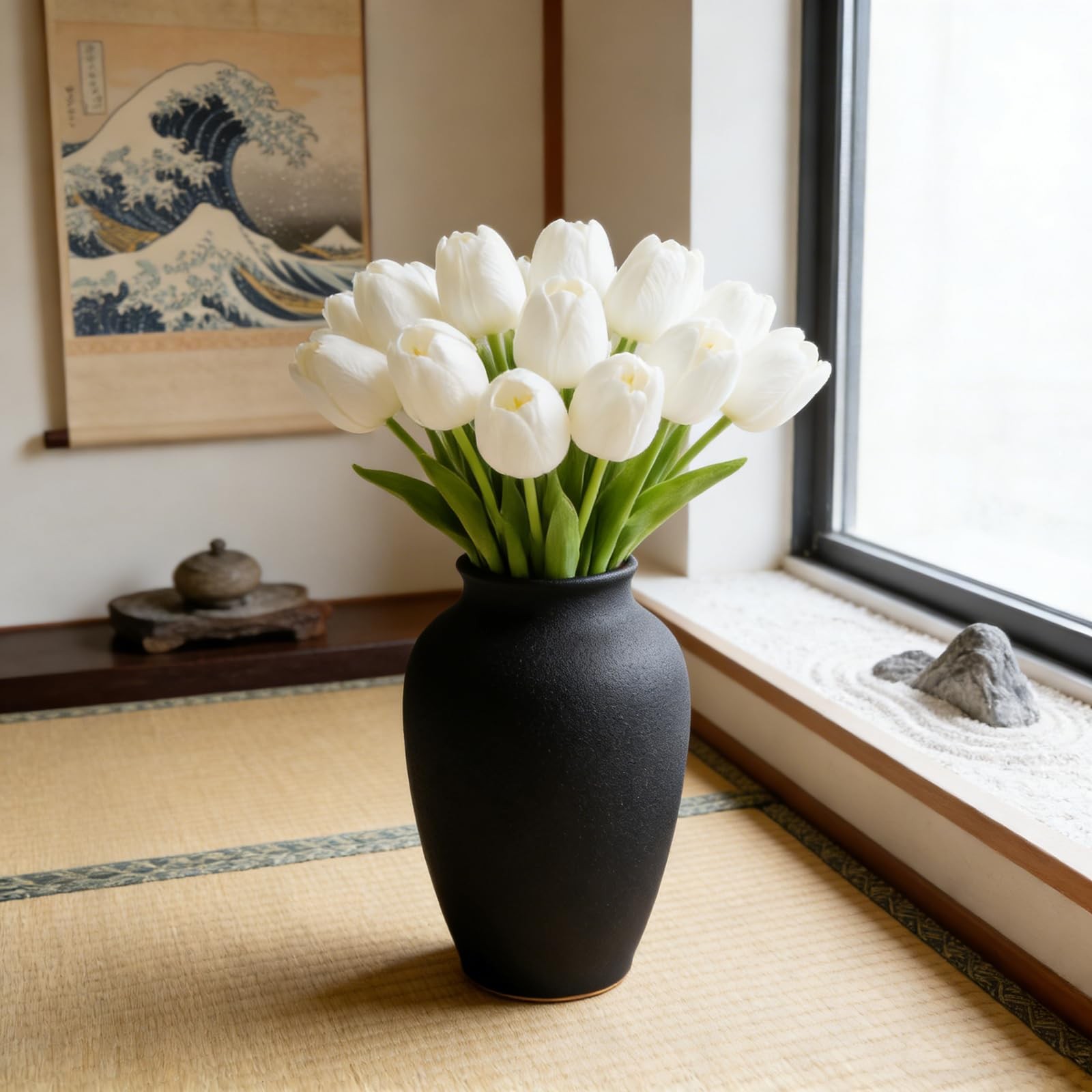 Artificial Tulips Bridal Wedding Festival Decor Bouquet Real Touch PU Flower …