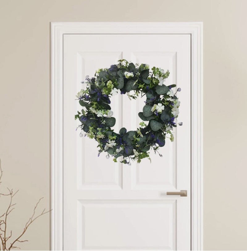 Eucalyptus Wreath Front Door Greenery Garland Garden Christmas