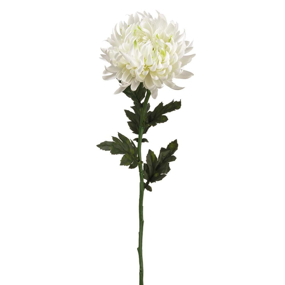 Artificial natural feel chrysanthemum stems WHITE