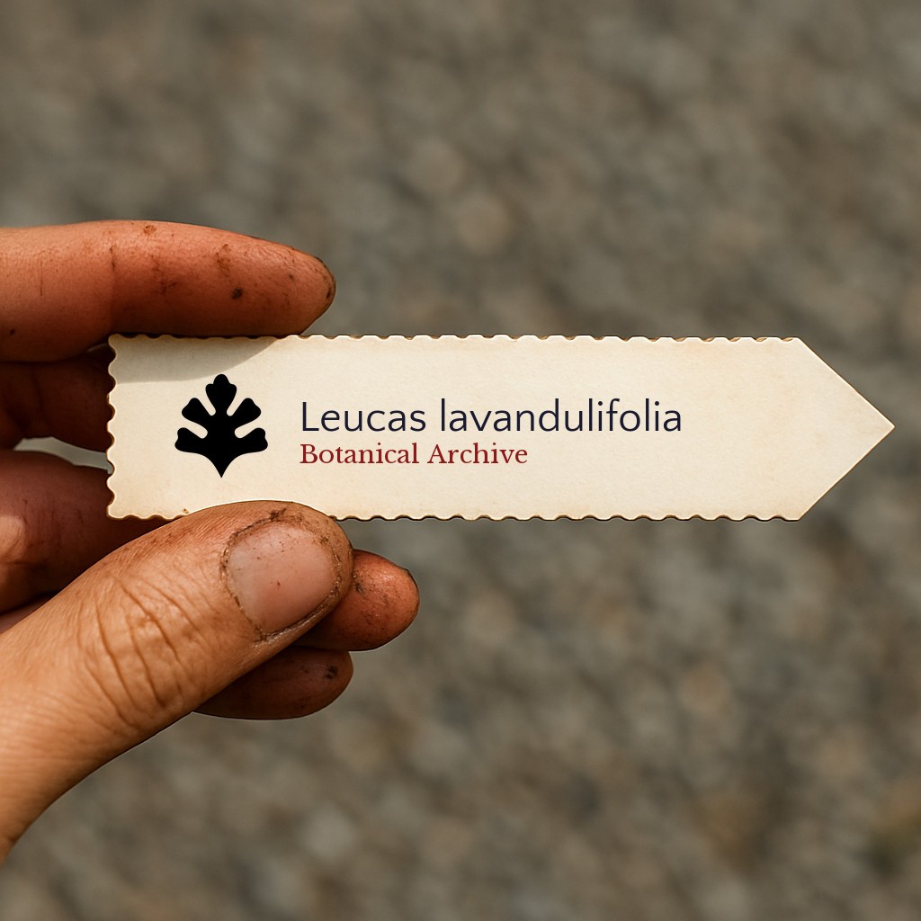 Leucas lavandulifolia | 1000 SEEDS – Lavender-leaved leucas | White leucas
