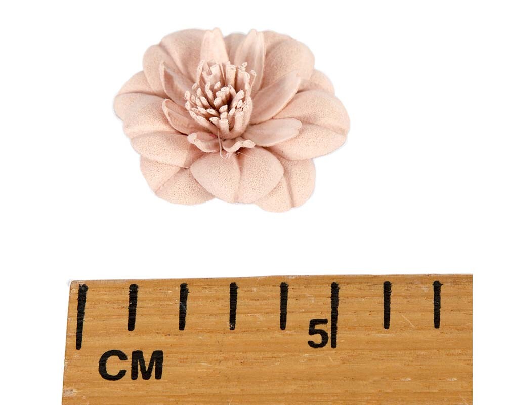 Small PU leather rose flower Flower Millinery Fascinators. 100% Aussie Seller