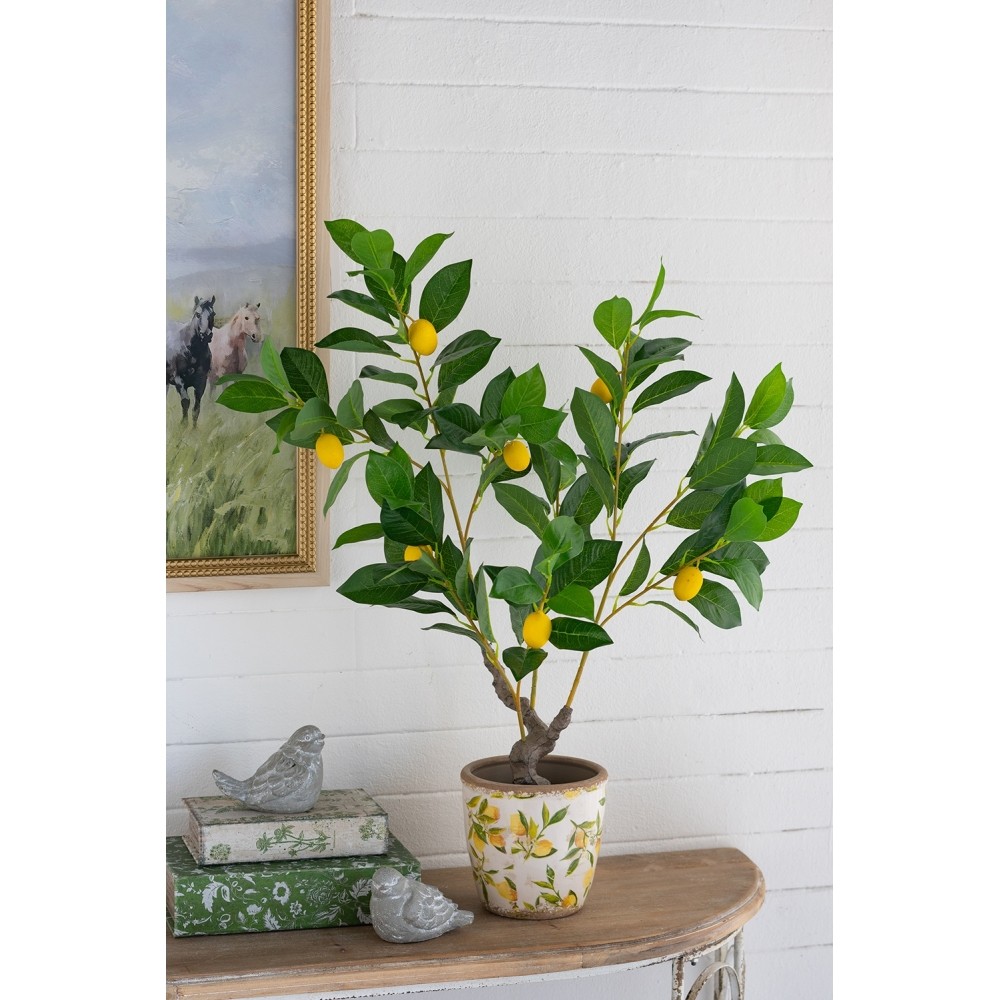 10.2 x 11 x 18.9″H Artificial Cream Sunflower BushX9, 4 Pack