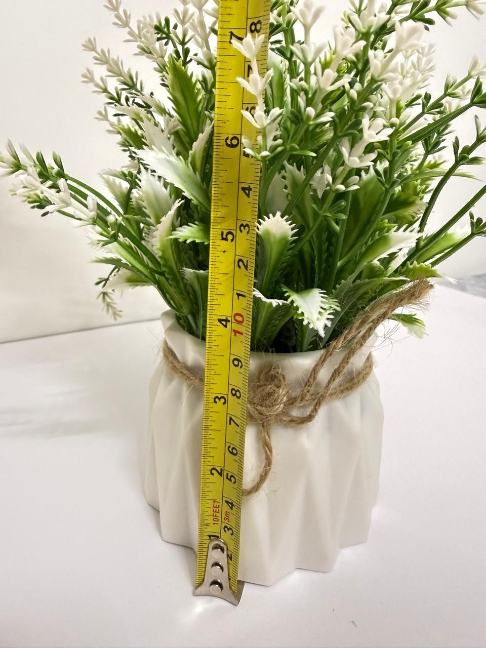 Artificial Lavender Plant Rustic Farmhouse Floral Arrangement Cottage Decor