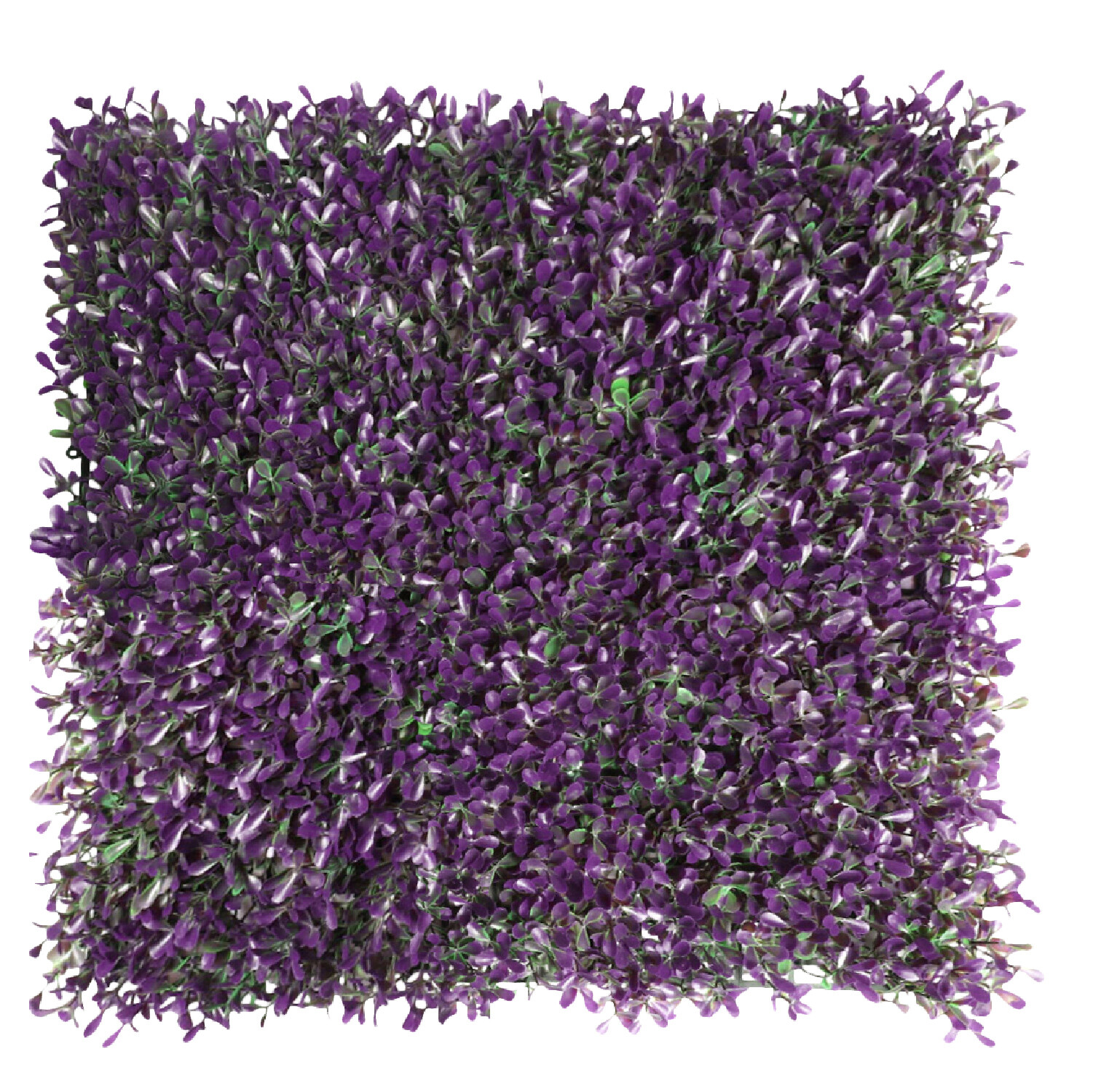 20″x20″ Artificial Purple Peanuts Mat Faux Fence Panel Wall Decor Grass Hedge
