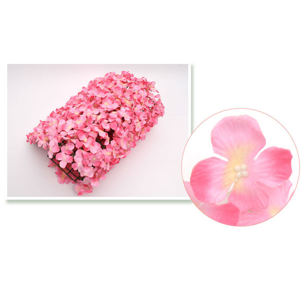 Artificial Flower Wall Panels Rose Hydrangea Backdrop Panel Wedding Decor 10PCS