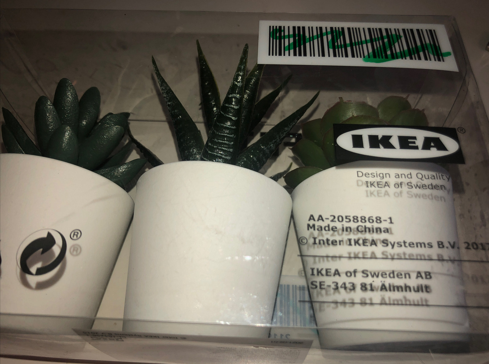 3 x Fejka 6cm 2 1/4