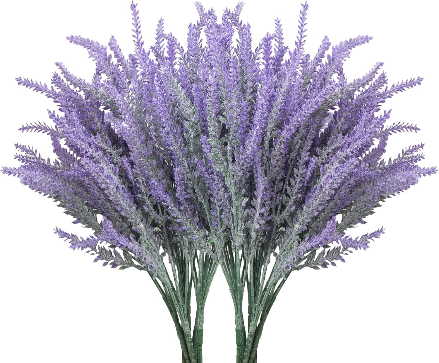 10PCS Purple Artificial Lavender Flowers Faux Plants for Indoor & Outdoor Decor
