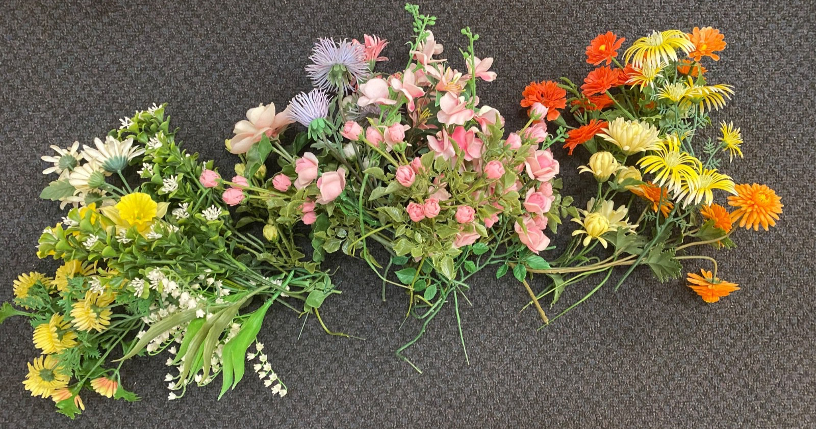Huge Lot DIY Craft Artificial Faux Flower Stems Home Decor