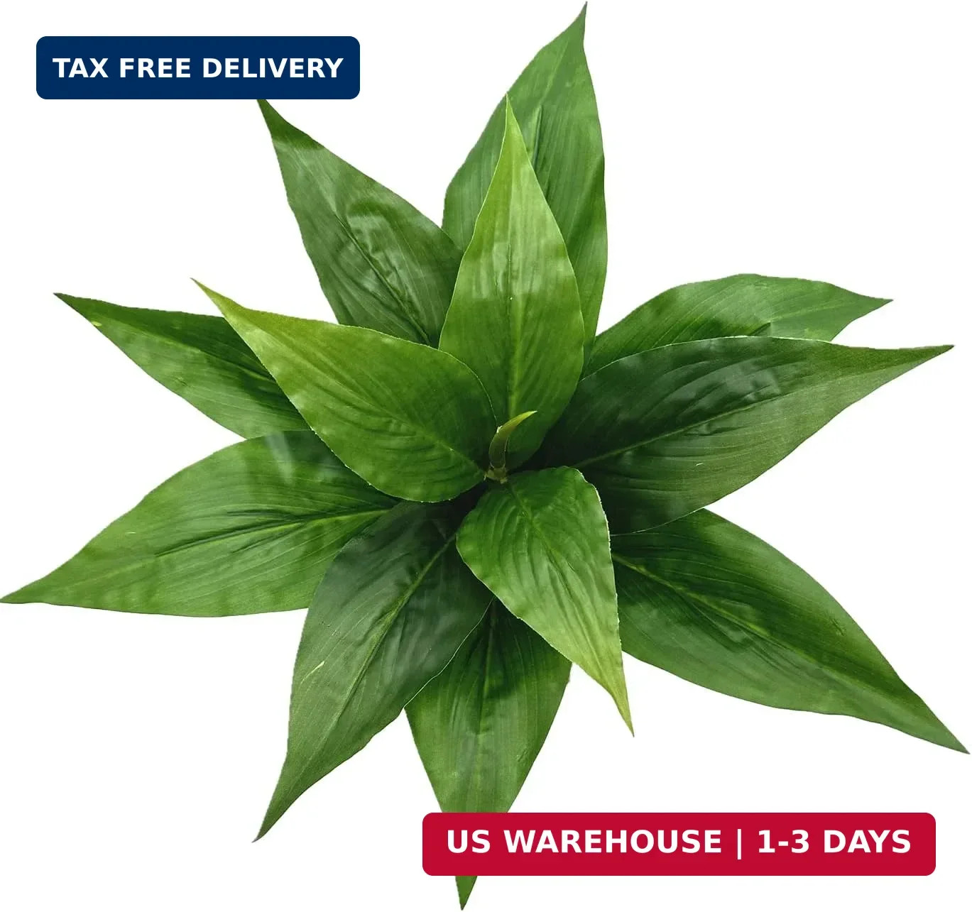 Artificial Agave Fake Plant, 10 Inches Faux Shrubs Bushes Plants for Indoor Outd