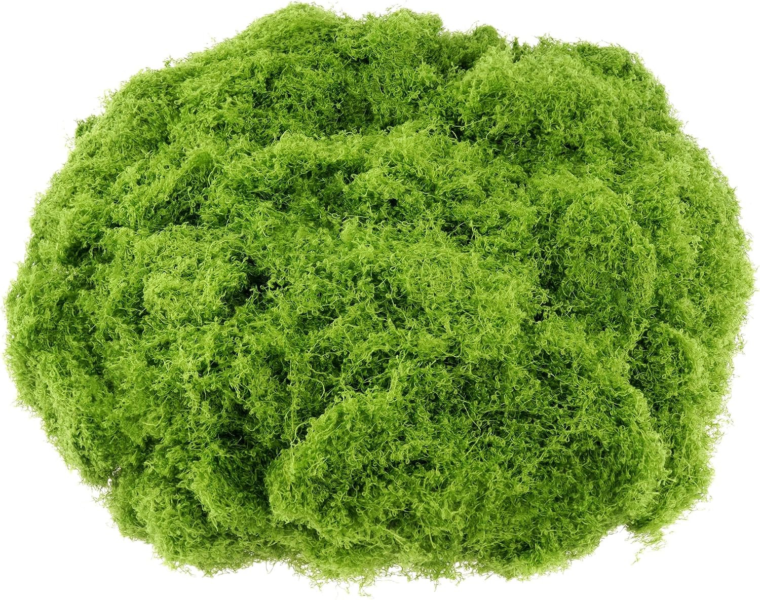 Fake Green Artificial Faux Moss 7 Oz for Fairy Garden Light Green | for DIY Craf