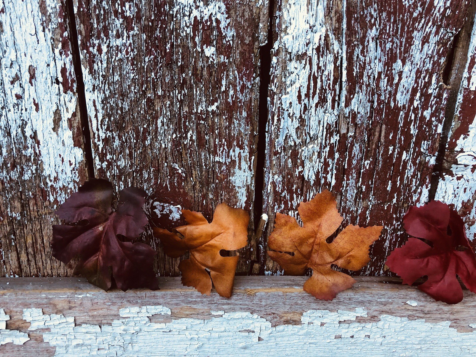 36 Redwood Forest Silk Fall Leaves Autumn Artificial LOOSE in A BAG