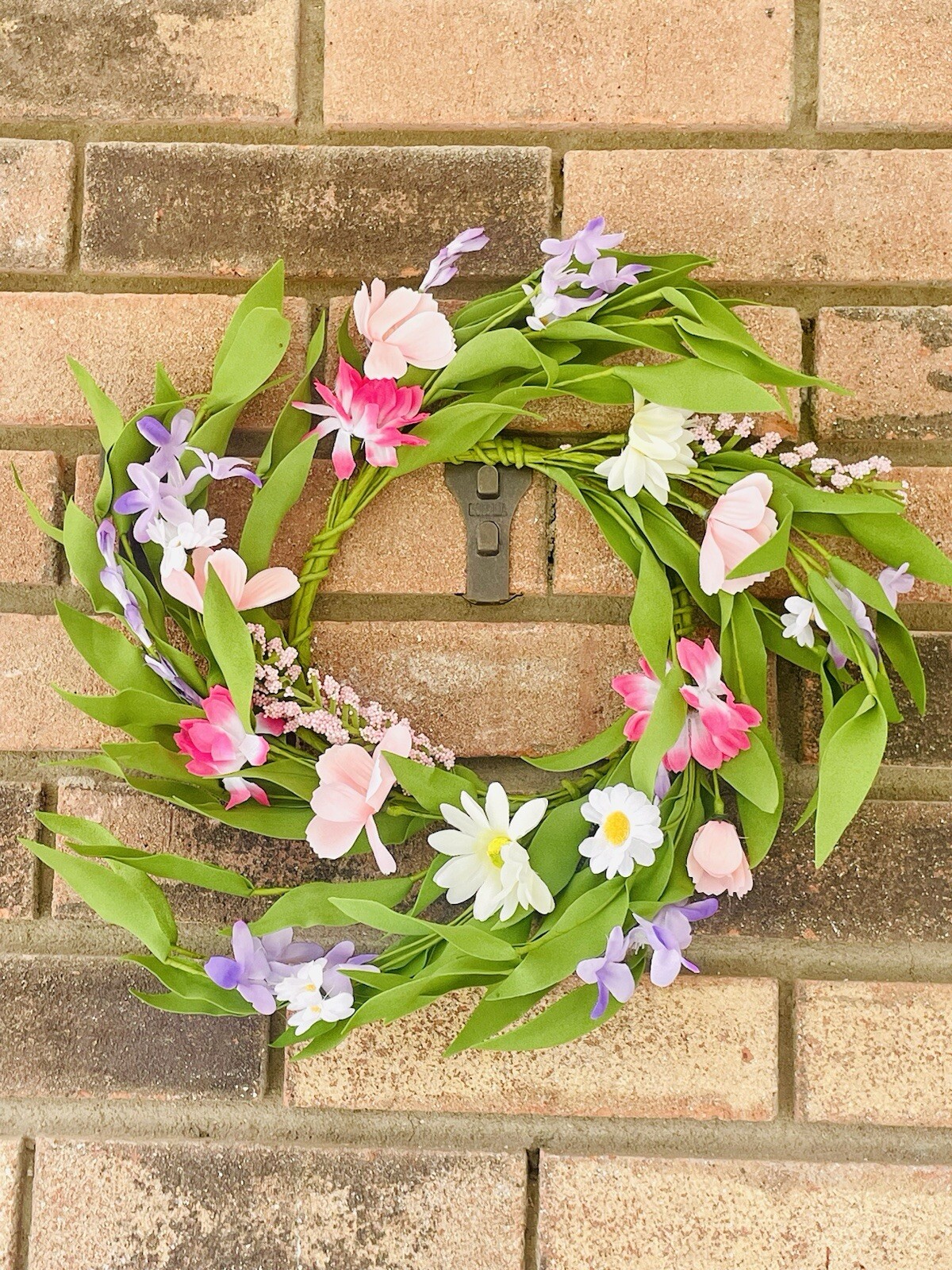 Spring Festival Flower & Herb Small Wreath Floral Greenery Ring