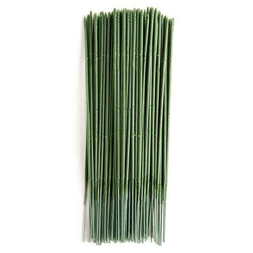 MOIAK 100pcs Plastic Floral Stem, Artificial Flower Rod, Plant Stub Wire…
