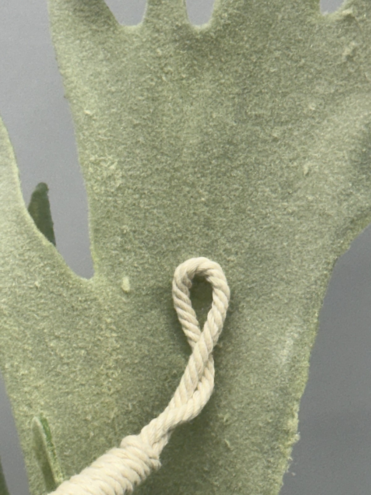 Threshold Hanging Faux Staghorn Fern in White Pot – 12″ – Indoor Decor – New