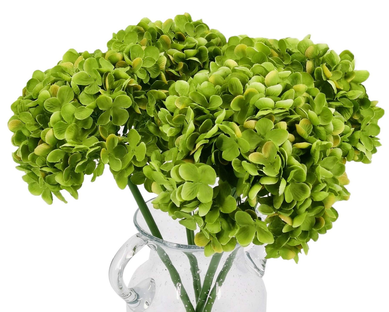 Hortensias artificiales de tacto real de 50 cm con tallo largo Arreglos florales