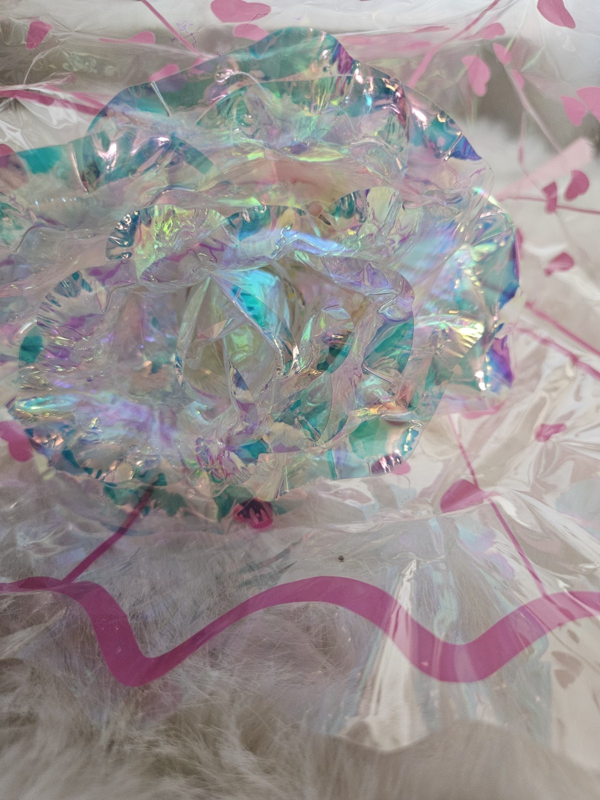Assorted colors Artificial Rose Flower with Gold Stem