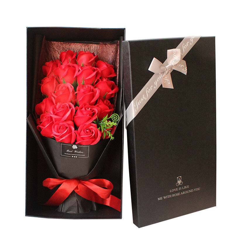 Valentine’s Day Gift for Girlfriend Wife Rose Soap Surprises Bouquet Anniversary