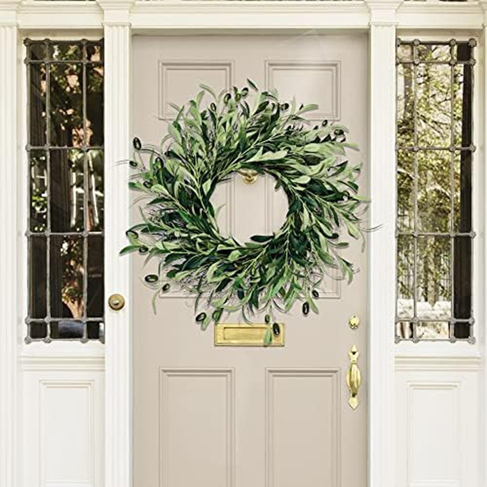 Exquisite Handcrafted Olive Flower Wreath Long lasting and Fade resistant