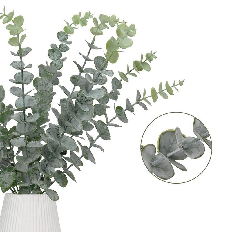 10PCS Artificial Hydrangea Flowers Green Leaf Bouquet Wedding Home Centerpiece D