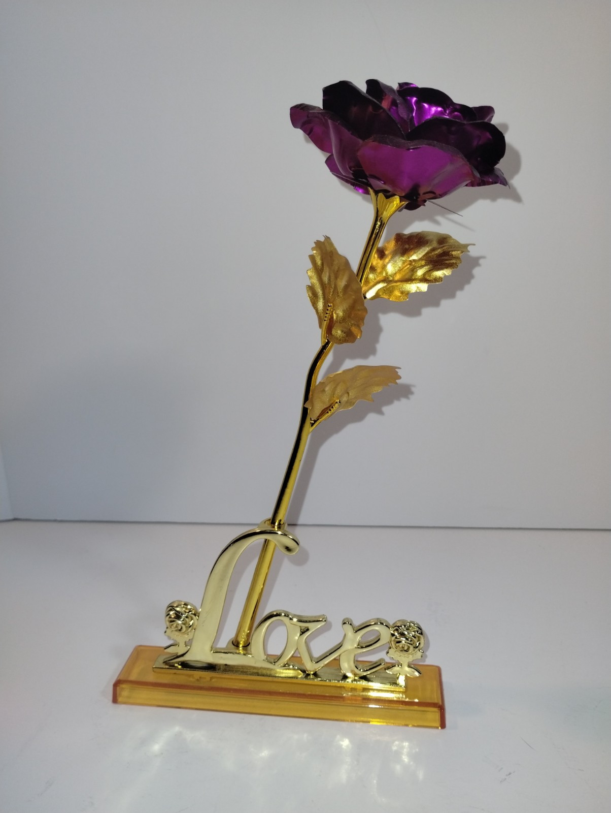 Rose of Love 24K Dipped Rose Stem with Gift Box