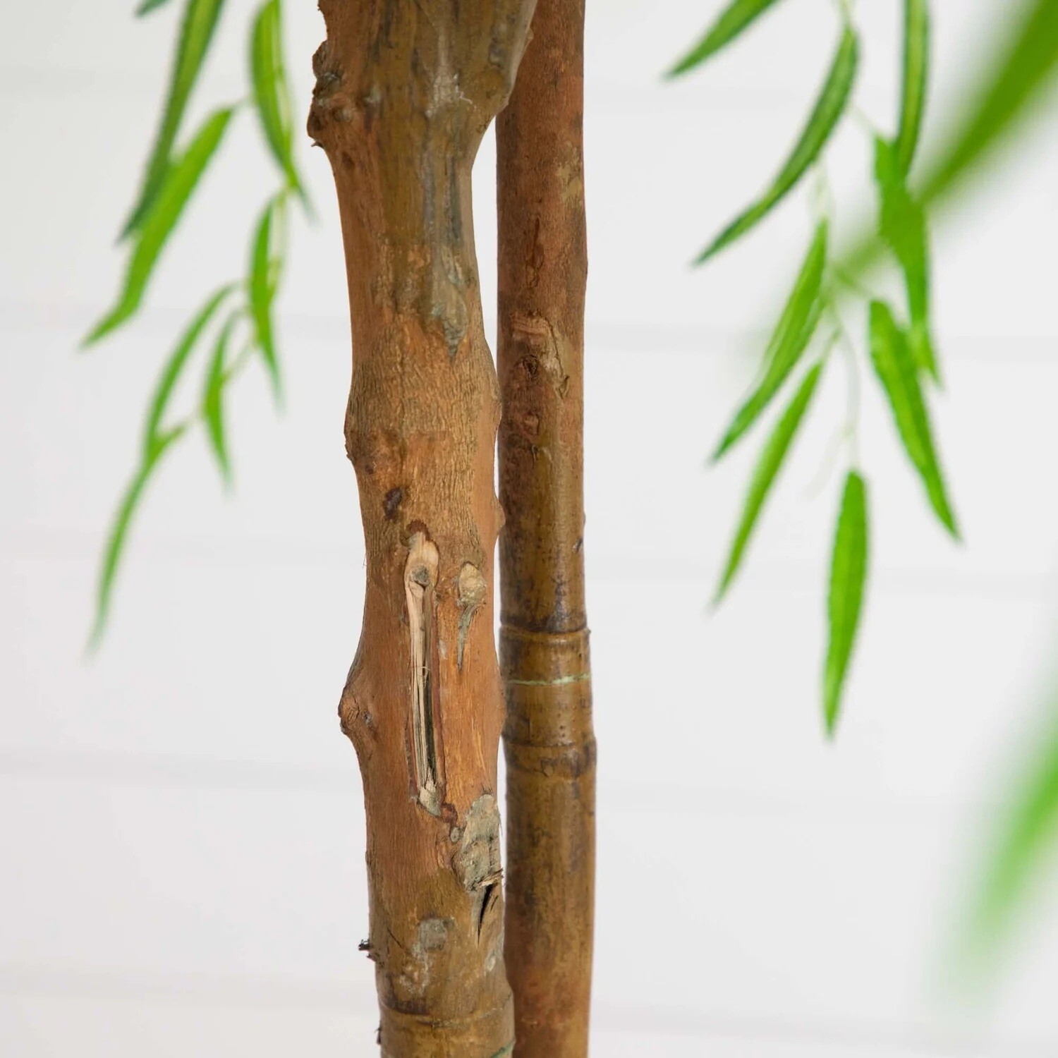8’ Willow Artificial Tree (Real Touch) w/ Natural Trunk Home Decor. Retail $324
