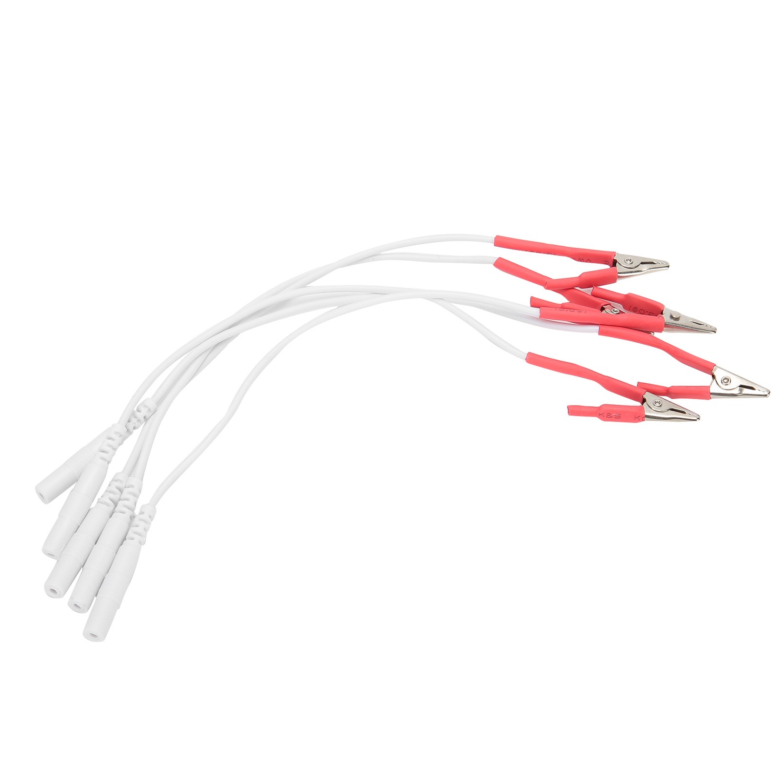 20pcs Clip Electrode Wires Durable For TENS Unit Therapy