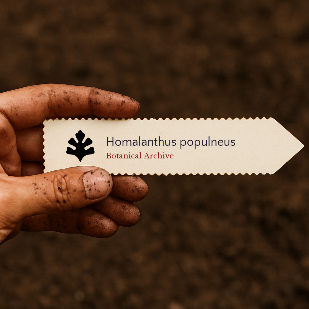 Homalanthus populneus SEEDS – Queensland poplar | Bleeding heart
