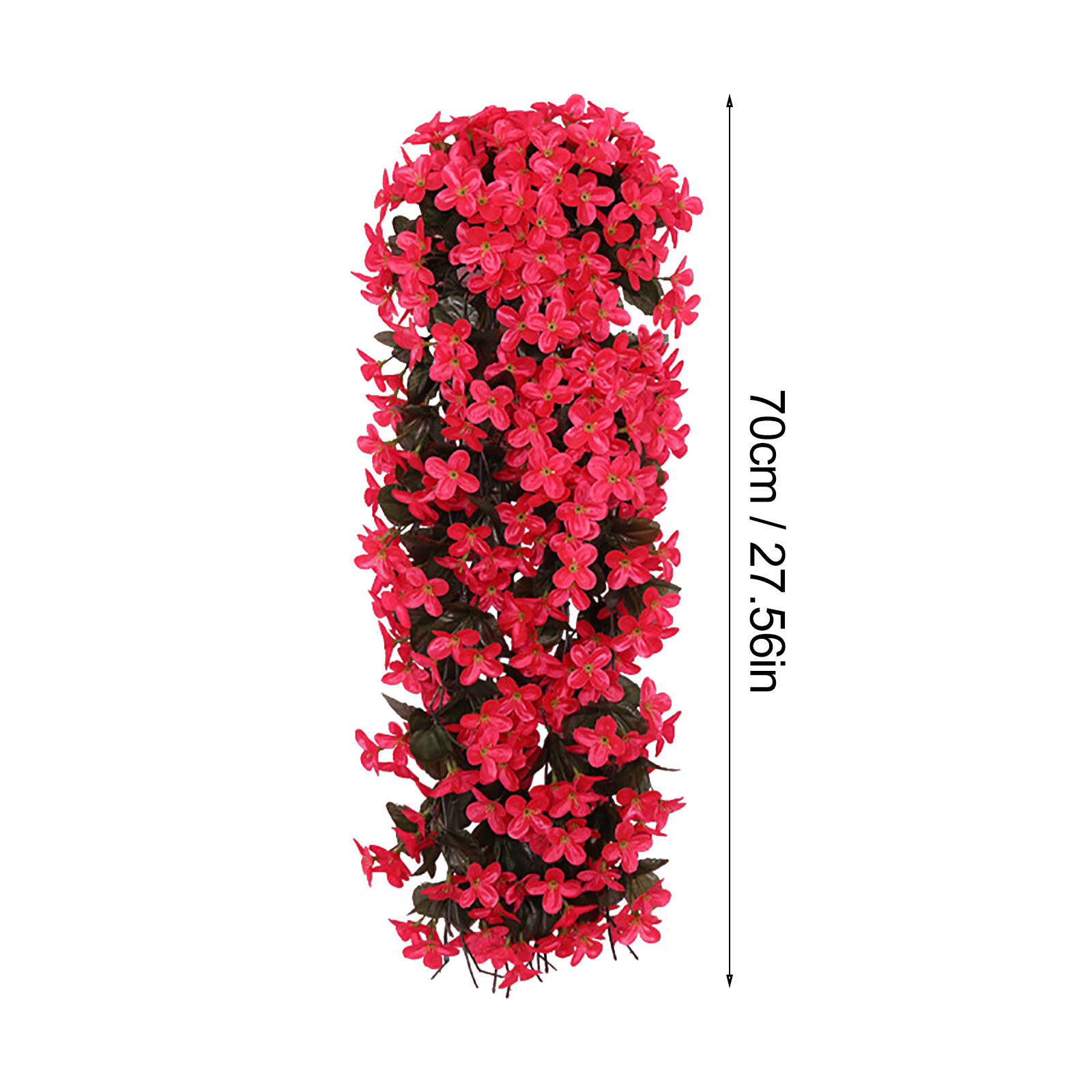 Vivids Artificial Hanging Orchid Bunch Hanging Flowers Artificial Violet Flower