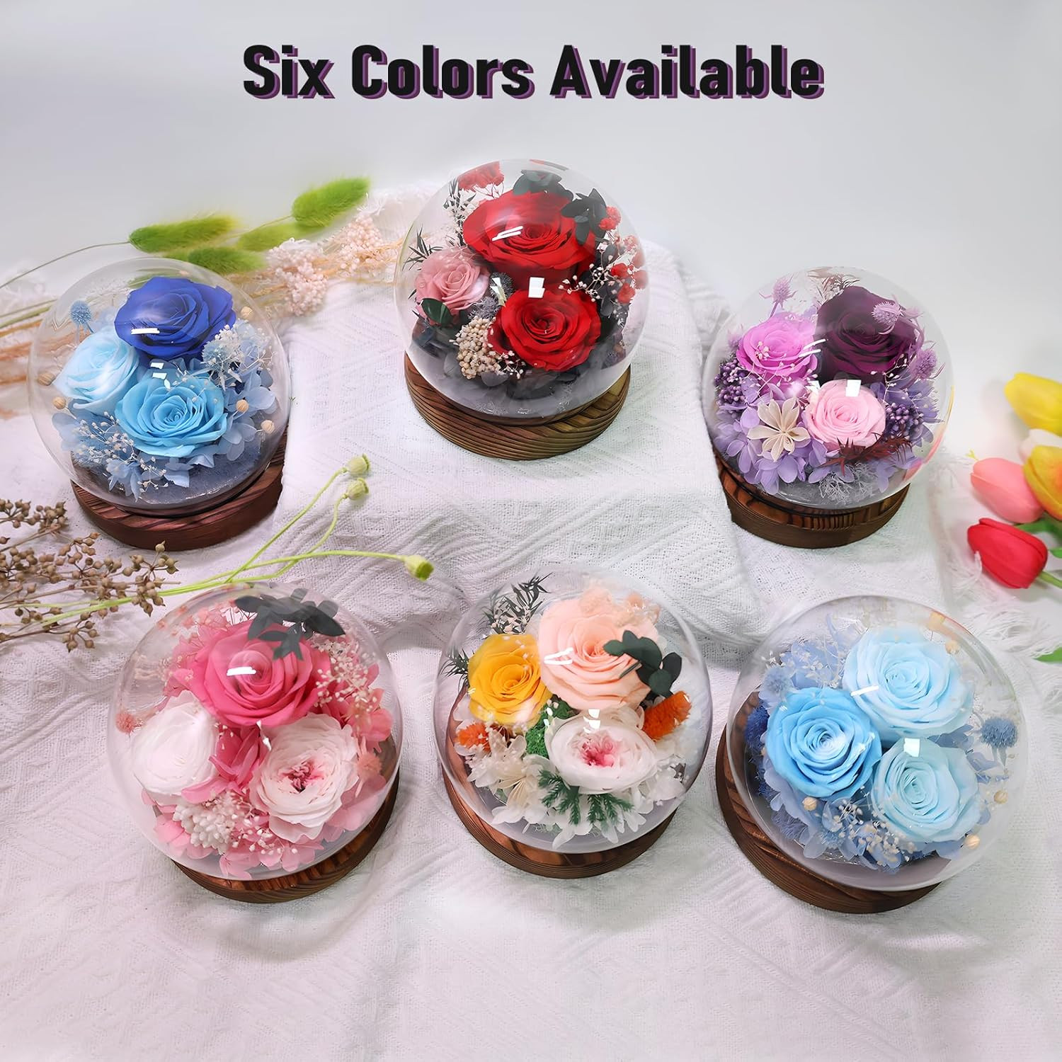 FIACO Mothers Day Flowers Gifts for Mom Flowers for Delivery Prime Birthday Gift