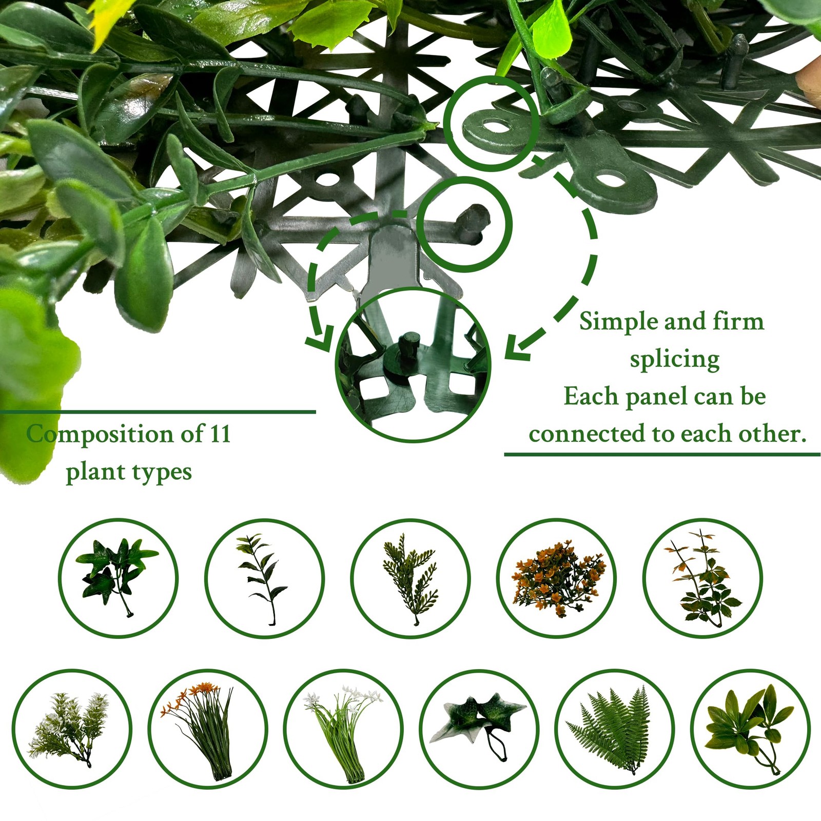 Artificial Boxwood Hedges Panels Roll:54” x 120” (45 sqft)