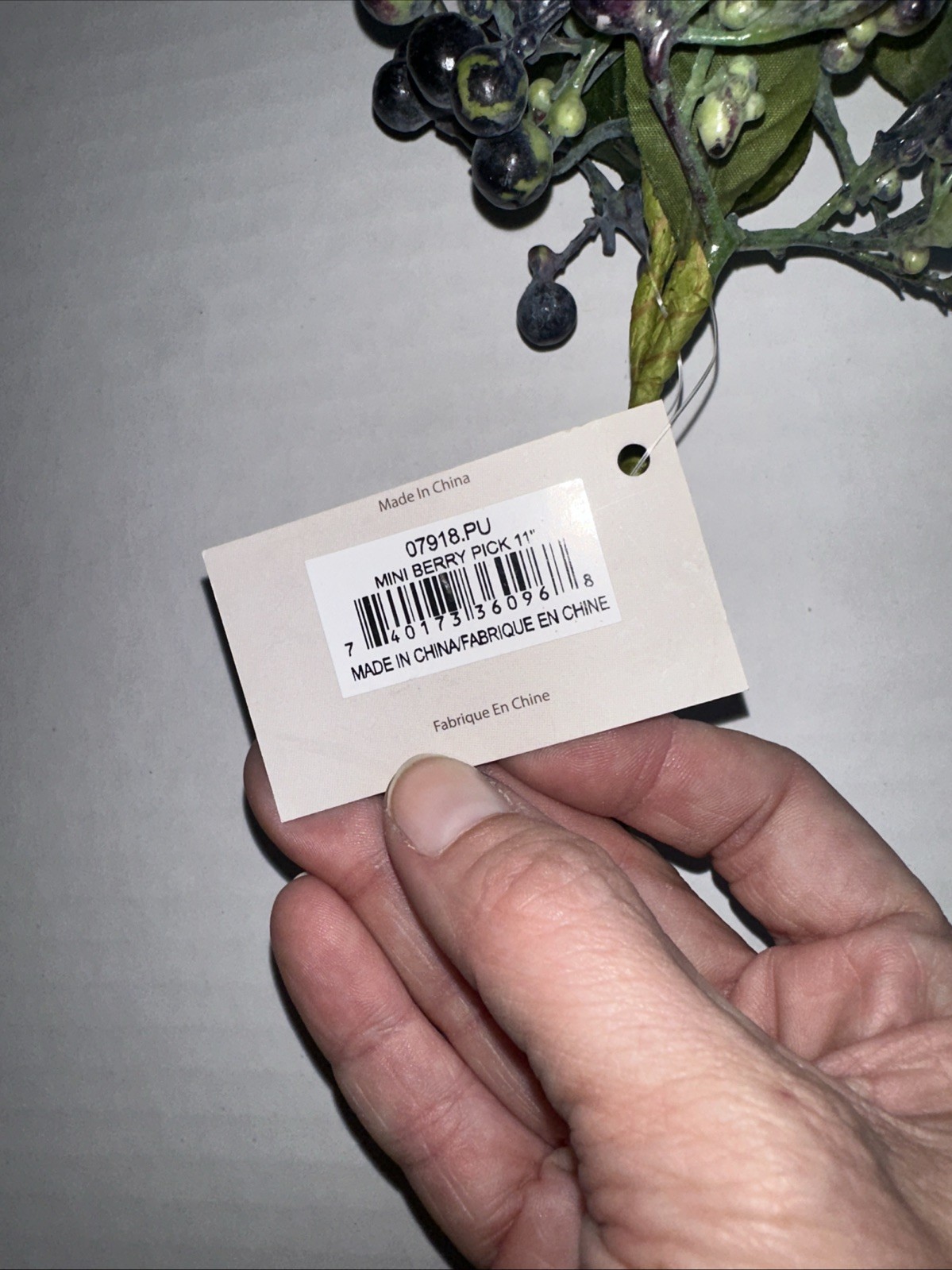 Winward Mini Berry Pick 11” Faux Florals NEW