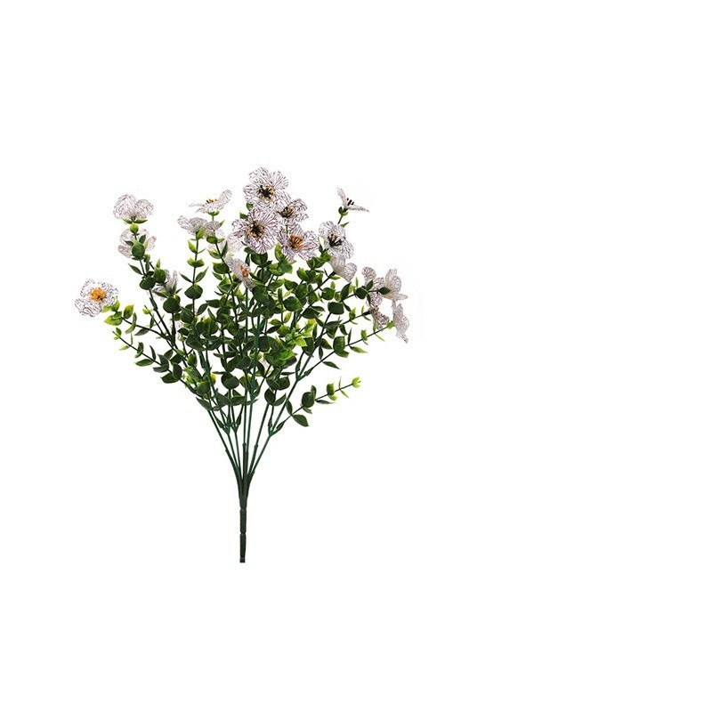 Artificial Purple Eucalyptus Stem with Soft PVC for Long Lasting Decor